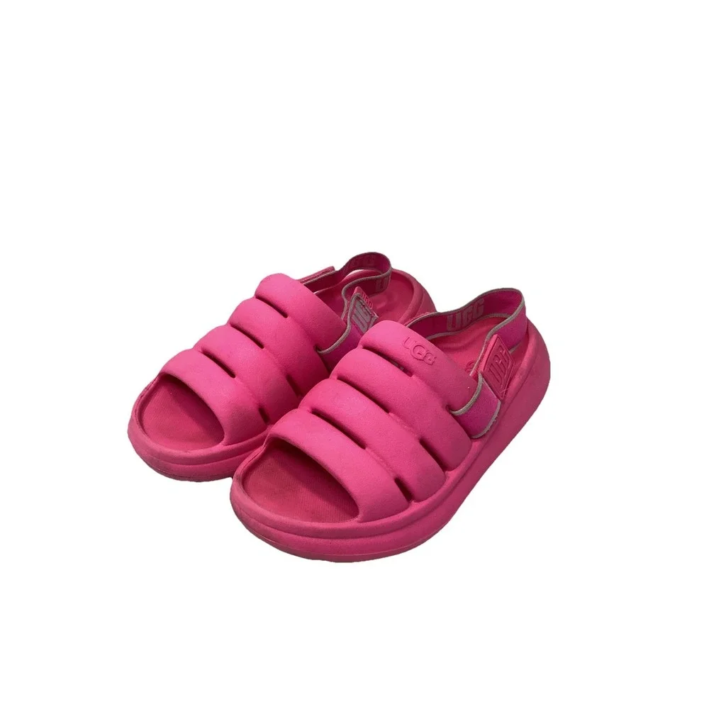 UGG Sport Yeah Kids' Girls Pink Sandals - US K3